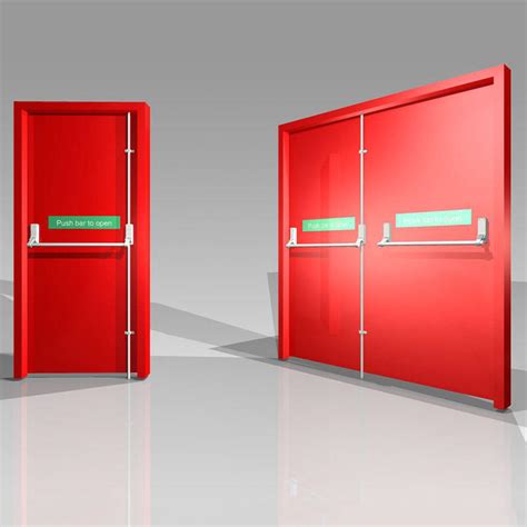 aluminum fabrication doors|metal fire rated door.